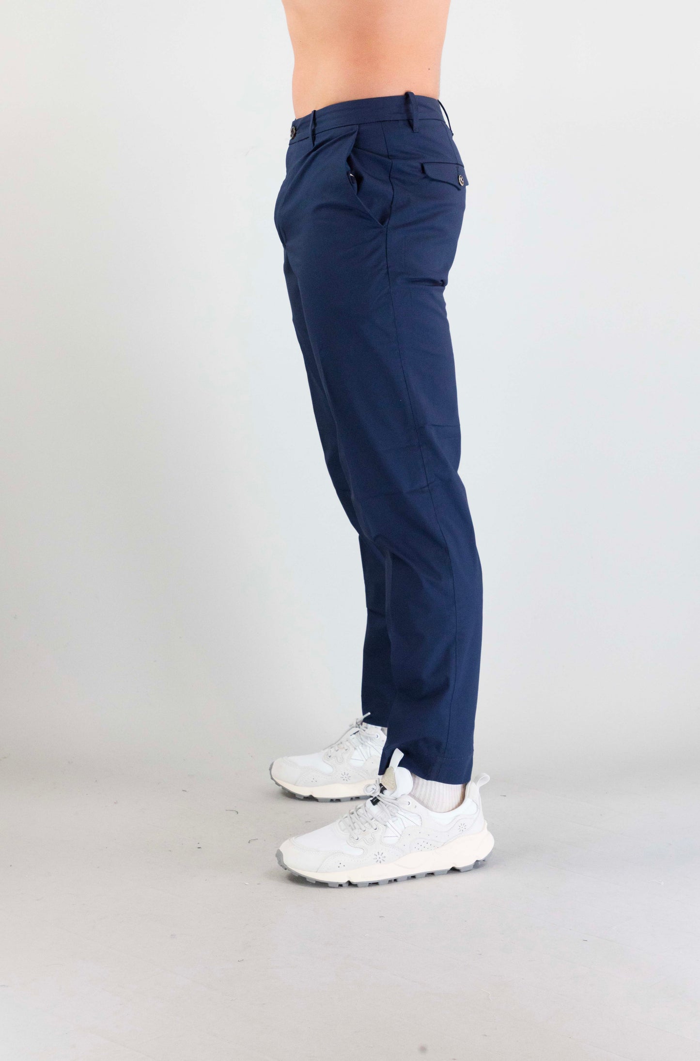 Pantalone Nine In The Morning Navy da Uomo gve69 giove piatto