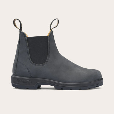 Scarpa Blundstone Rustic Black Leather da Uomo 587