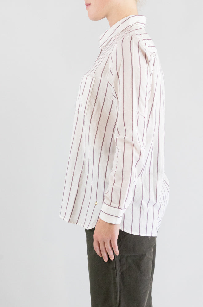 Camicia Des Petits Hauts Louisiana Prune da Donna tinette