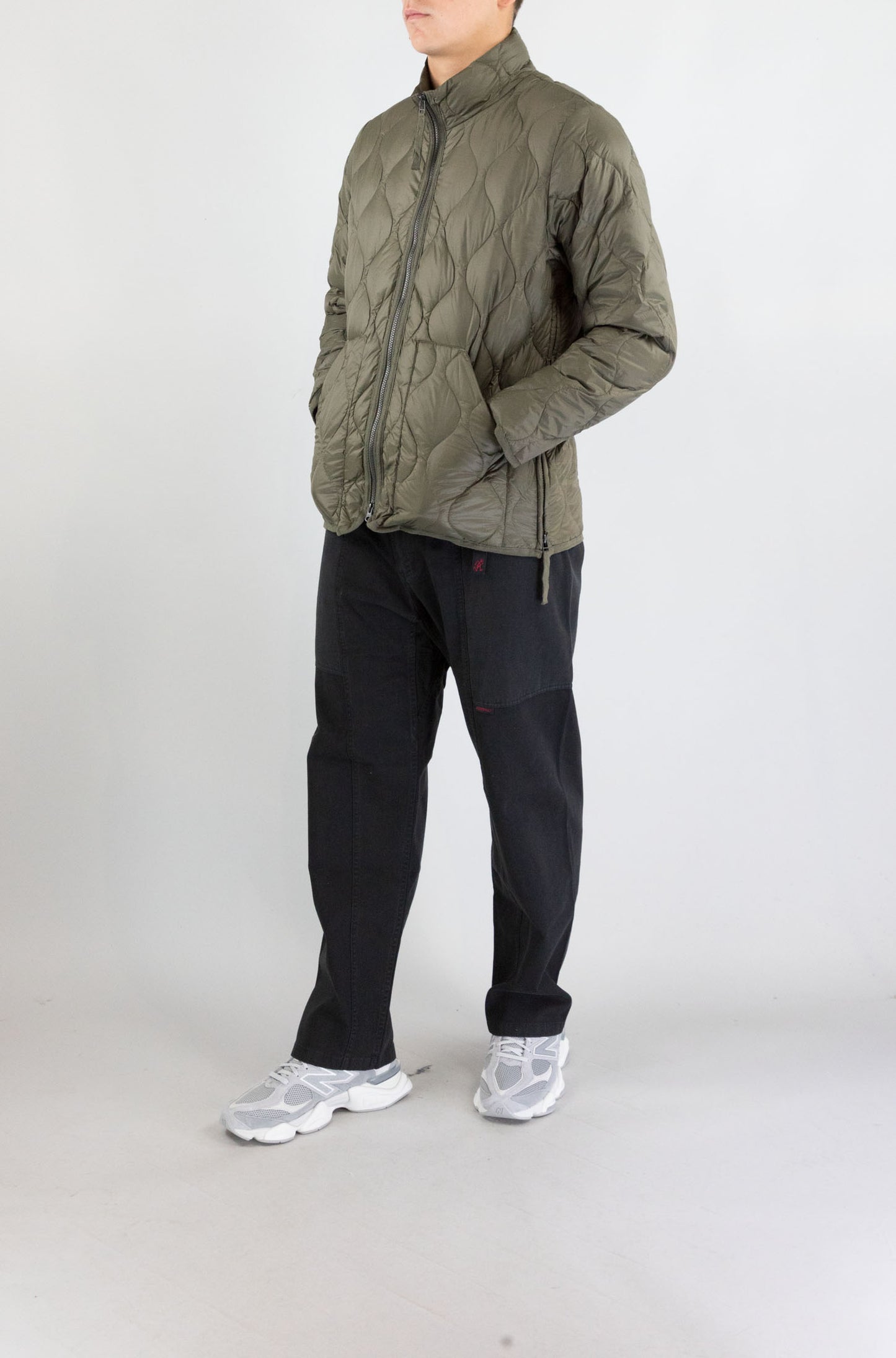 Giubbotto Taion Dark Olive da Uomo 102alszml1 military hi neck