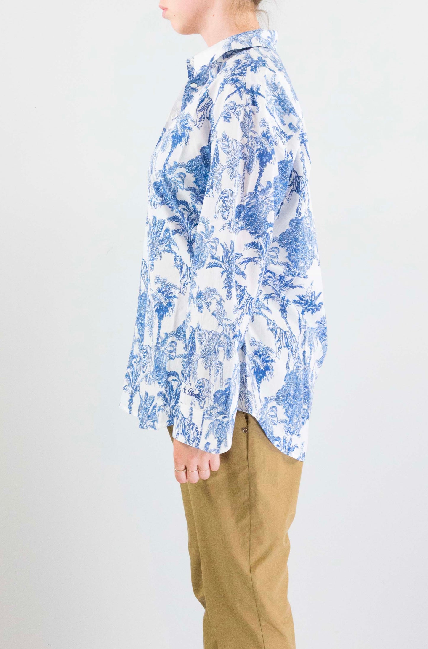 Camicia Mc2 Saint Barth Cotton Jungle Oceania da Donna brigitte