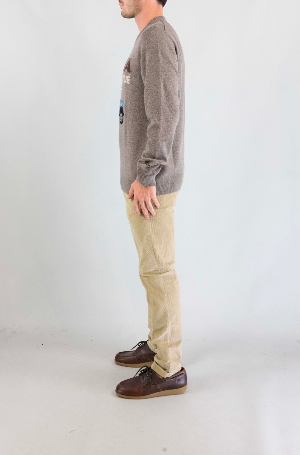 Maglia Mc2 Saint Barth 00686 Car Cortina da Uomo heron