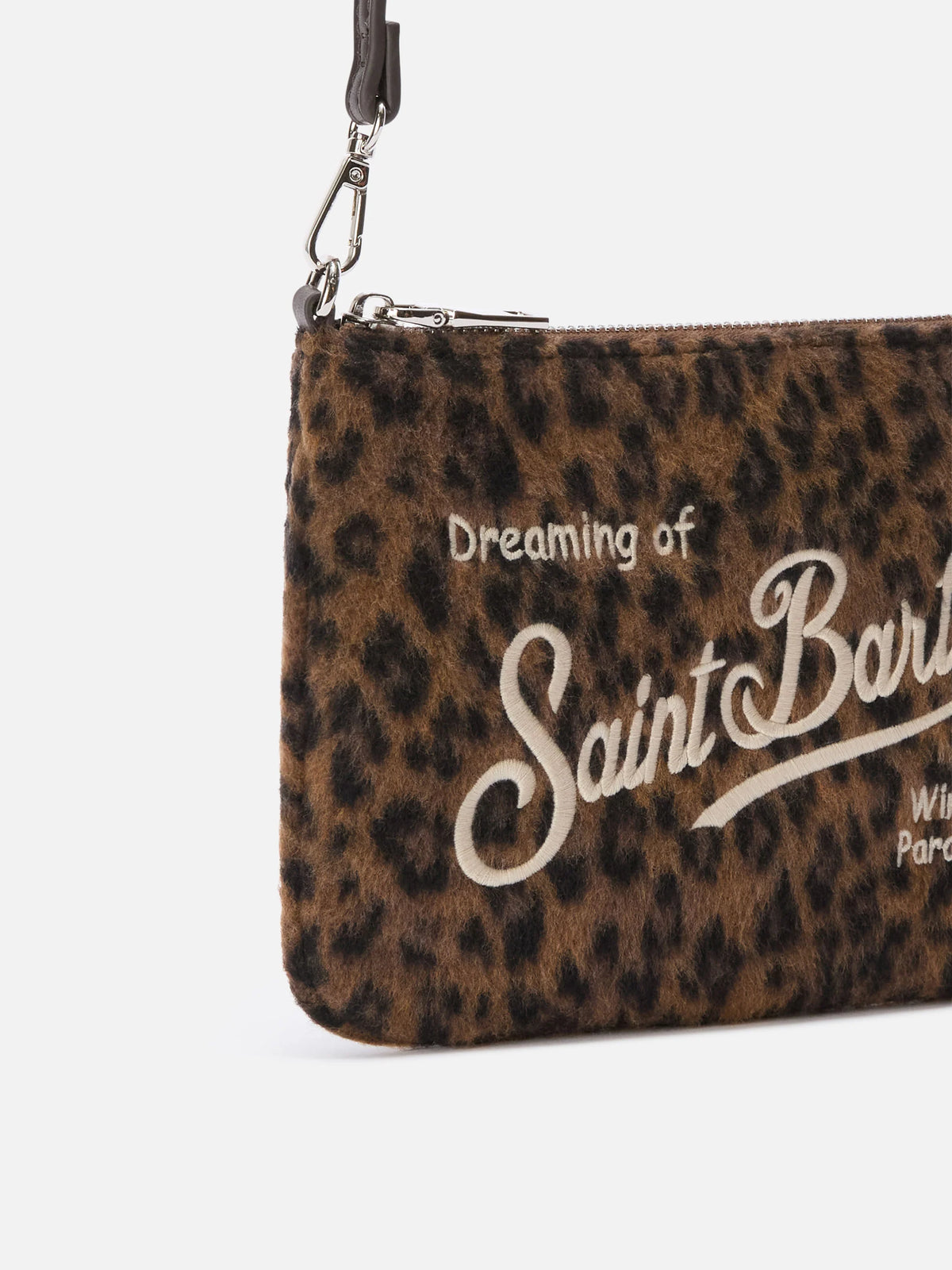 Borsa Mc2 Saint Barth Dark Leopard da Donna parisienne mini felt