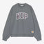 Felpa Carhartt Wip Cozy Blue da Uomo i036157 wip iii sweat