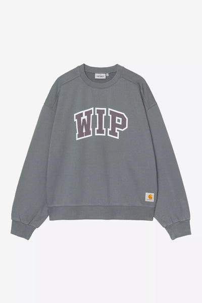 Felpa Carhartt Wip Cozy Blue da Uomo i036157 wip iii sweat
