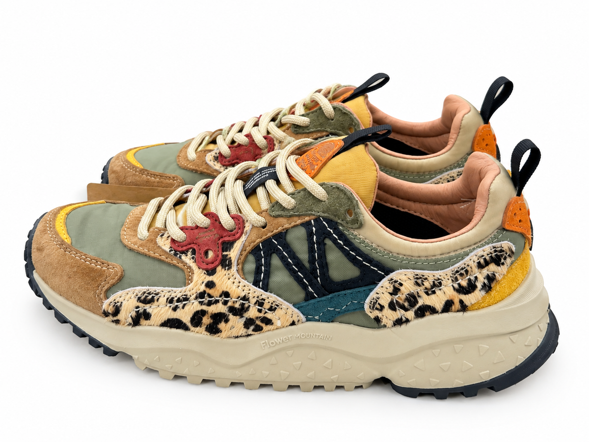 Scarpa Flower Mountain Brown Military Black Pony da Donna 2019506 3d58 solin