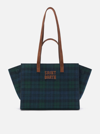 Borsa Mc2 Saint Barth media 659 Tartan da Donna jour midi