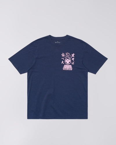 T-Shirt Edwin Maritime Blue da Uomo i037351 soba yasube