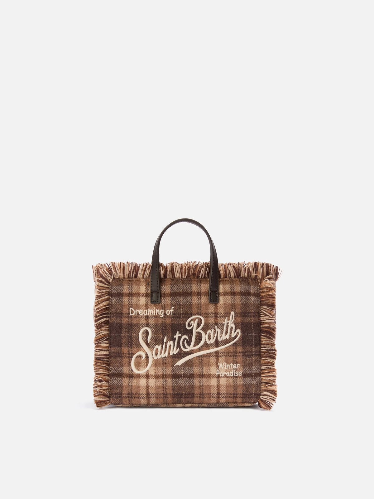 Borsa Mc2 Saint Barth Tartan 1812 da Donna vanity mini wool