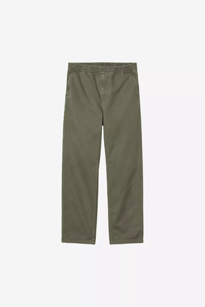 Pantalone Carhartt Wip Leaf Garment Dyed da Uomo i029919 flint