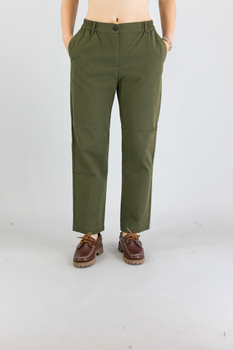 Pantalone Nice Things Khaki da Donna wwx113