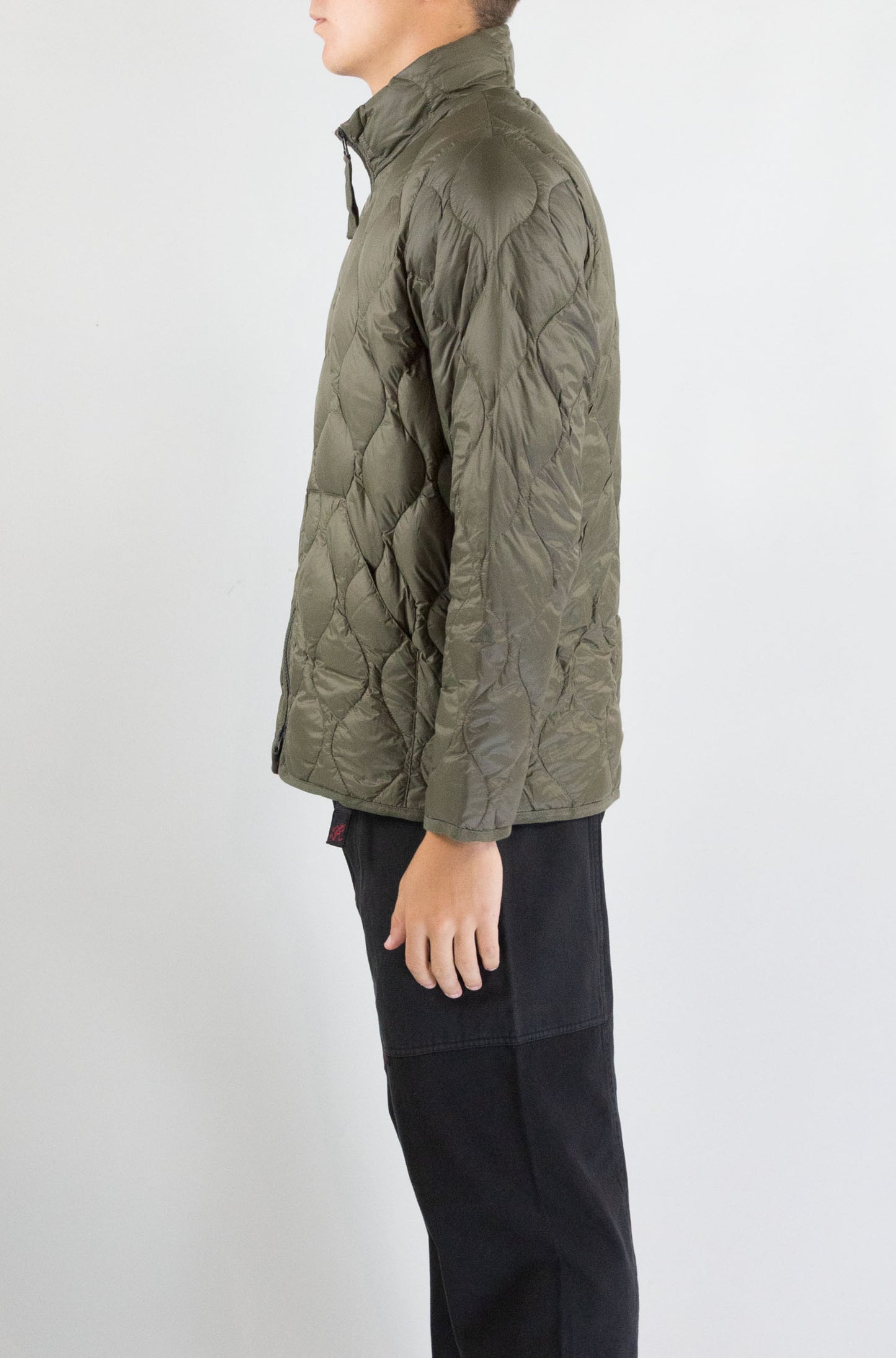 Giubbotto Taion Dark Olive da Uomo 102alszml1 military hi neck