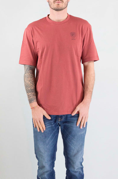 T-Shirt Blauer Mattone da Uomo 26sbluf02302 007439