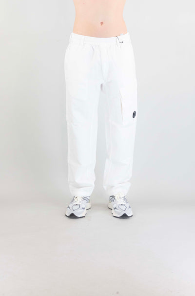 Pantalone Cp Company White da Uomo 20cmpa249a110626g