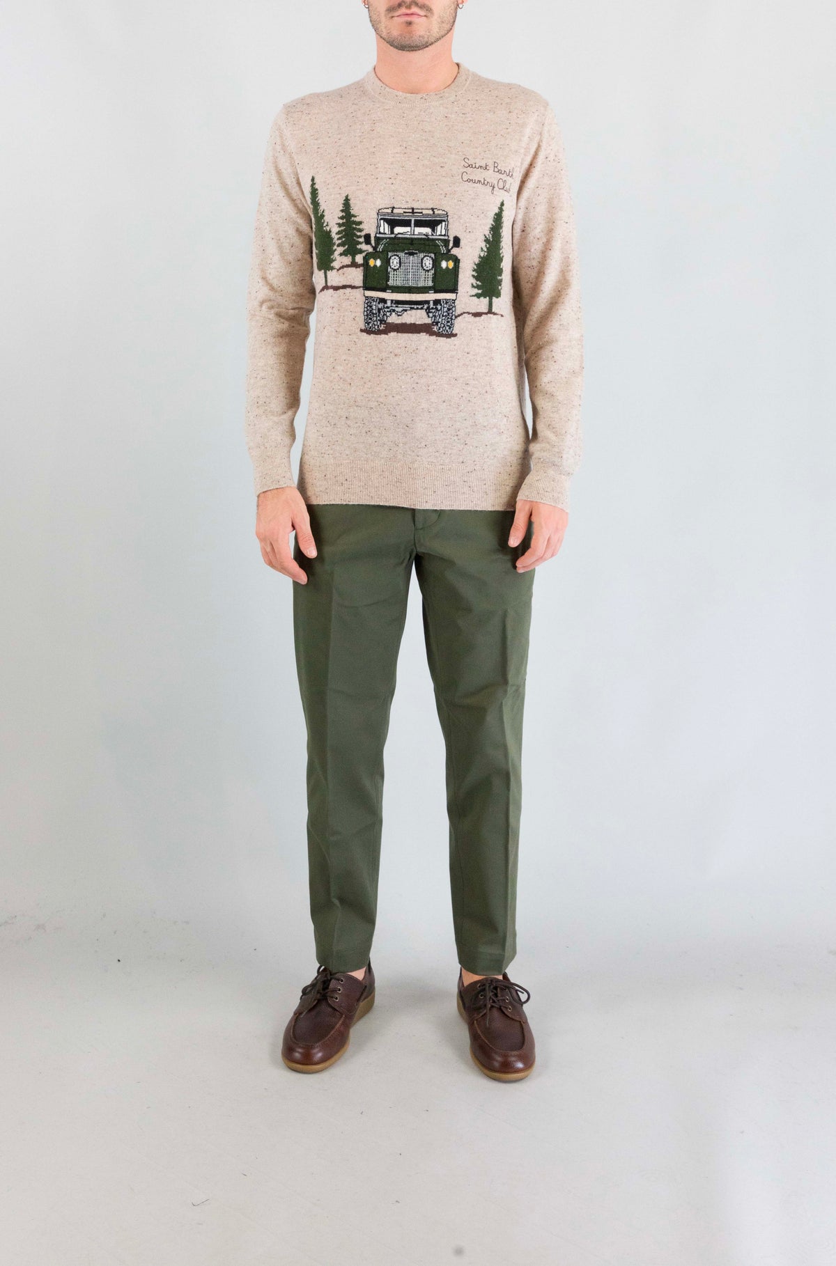 Maglia Mc2 Saint Barth Car Sb Country da Uomo heron donegal
