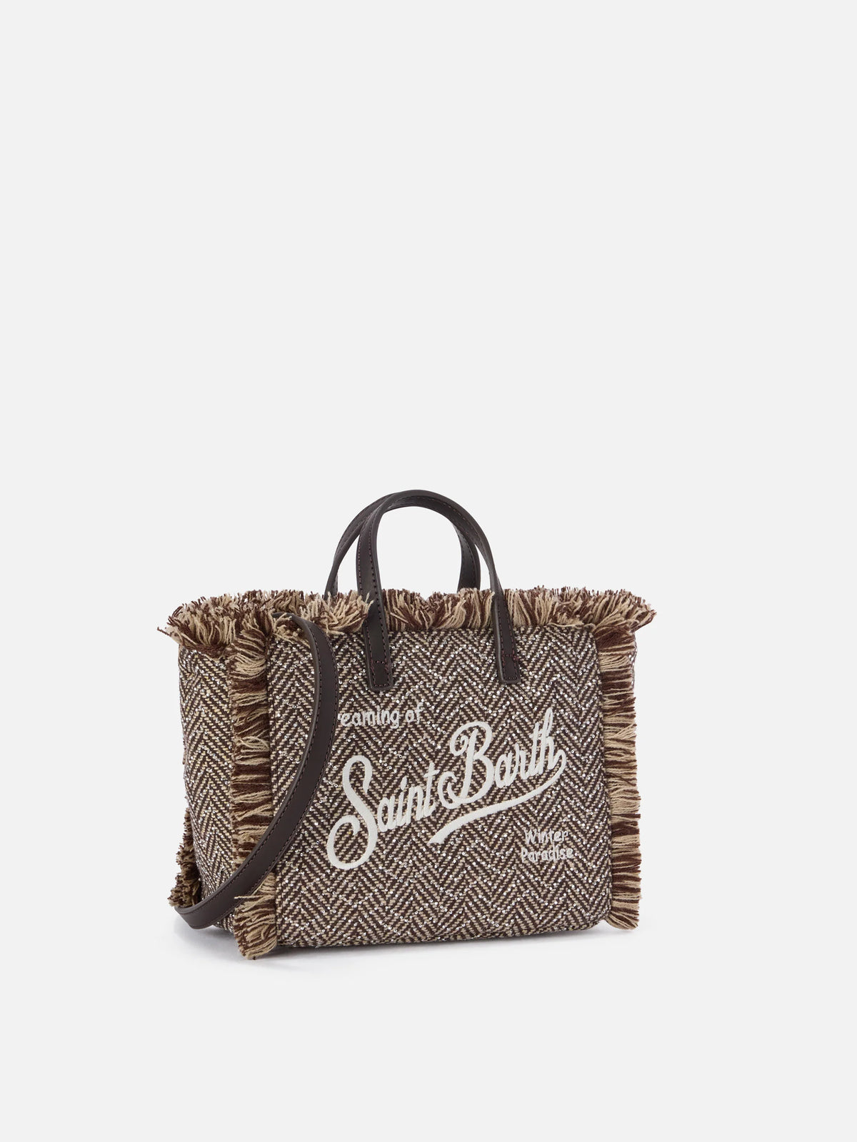 Borsa Mc2 Saint Barth 4514 Herringb da Donna vanity mini wool