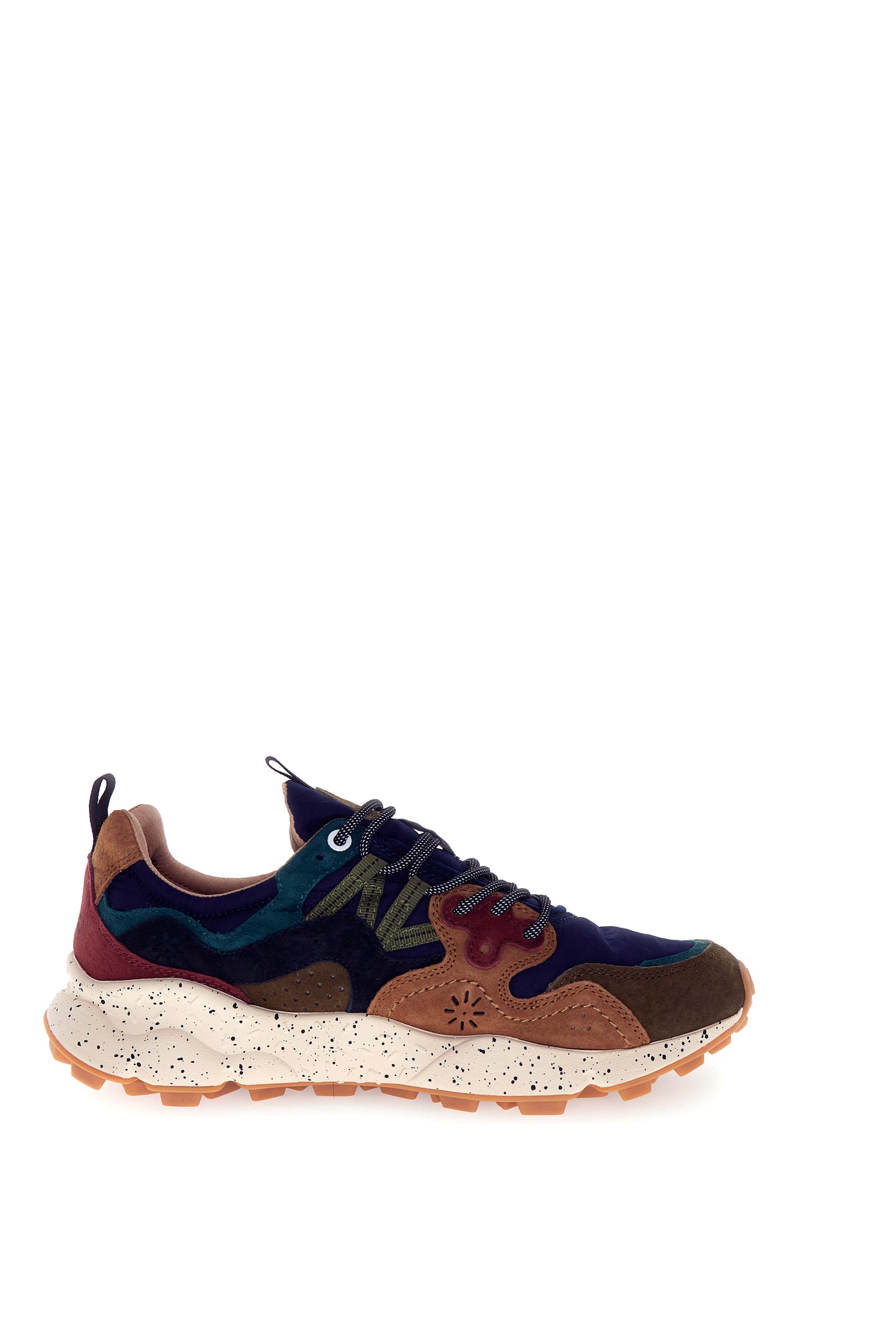 Scarpa Flower Mountain Mud Light Brown Navy da Uomo 2017818 01 yamano 3