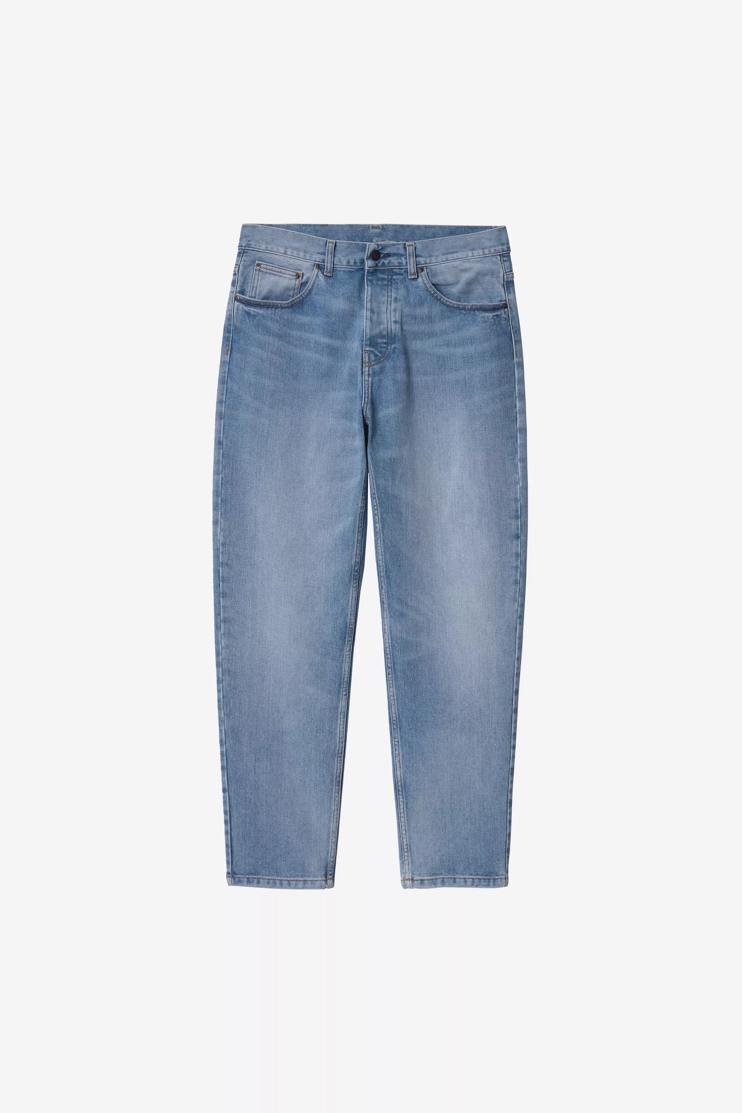 Jeans Carhartt Wip Blue Light Used Wash da Uomo i029208 newel