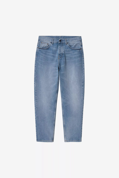 Jeans Carhartt Wip Blue Light Used Wash da Uomo i029208 newel