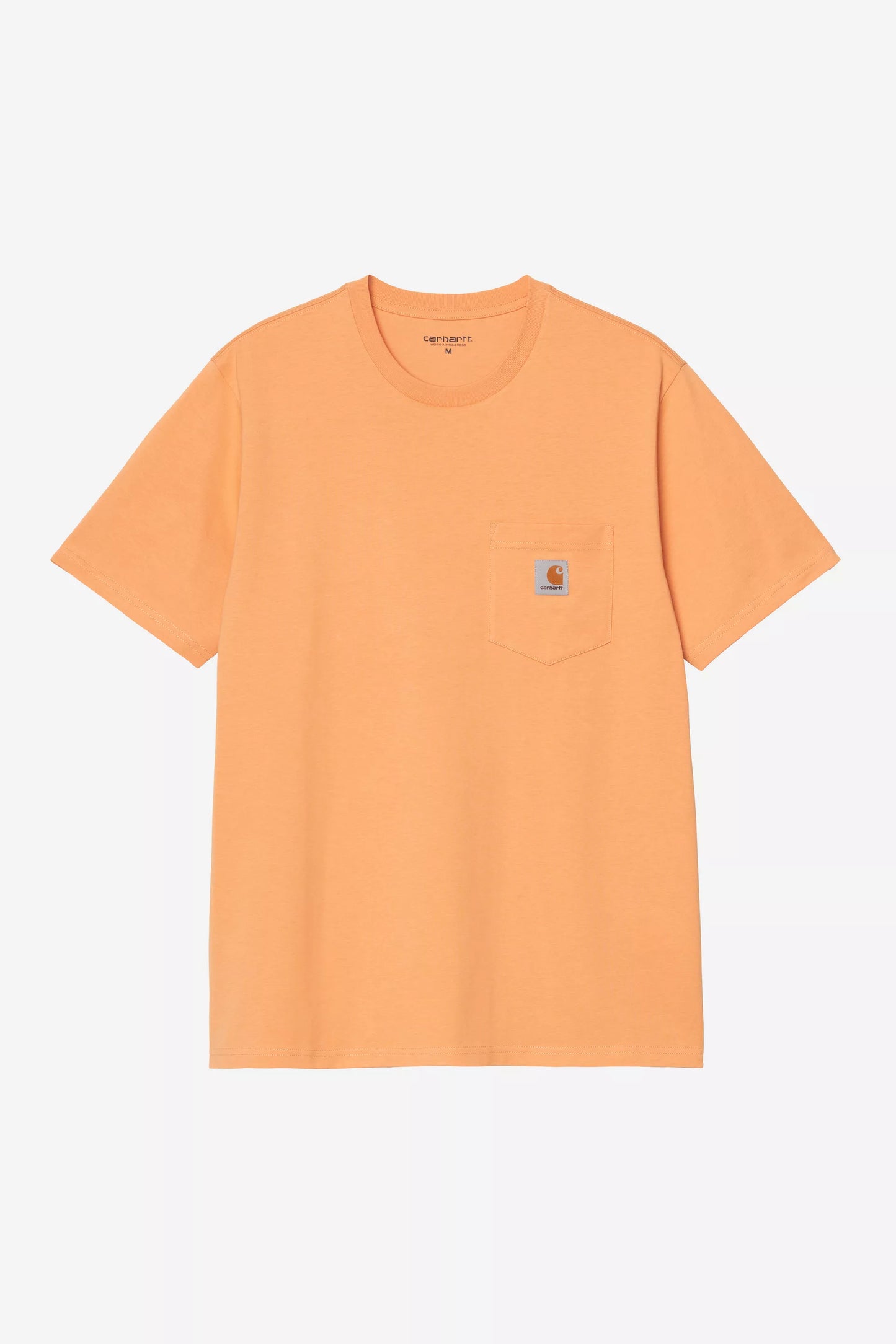 T-Shirt Carhartt Wip Gentle Orange da Uomo i030434 pocket