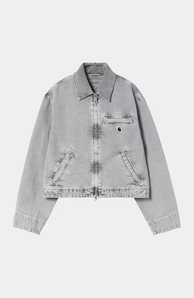 Giubbotto Carhartt Wip Black Black Chalk Wash da Donna i035570