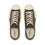 Scarpa Superga Green Dk Olive da Uomo 2432 works low cut cotton canvas