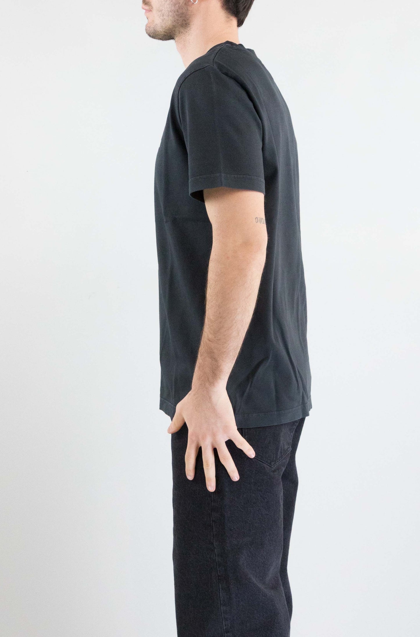 T-Shirt Apc Nero Bianco da Uomo cohmb m26384