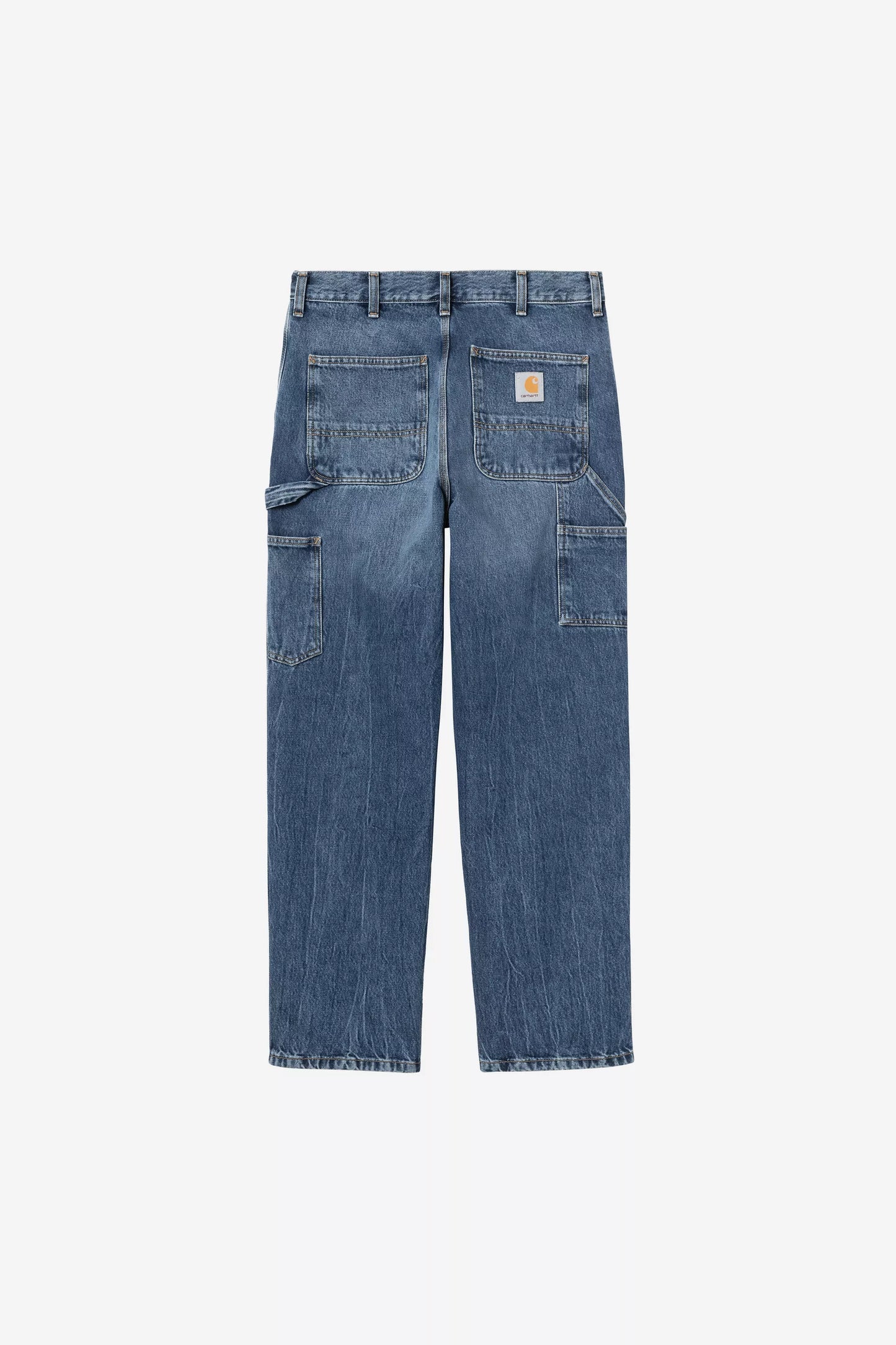 Jeans Carhartt Wip Blue Marble Used da Uomo i032024 single knee