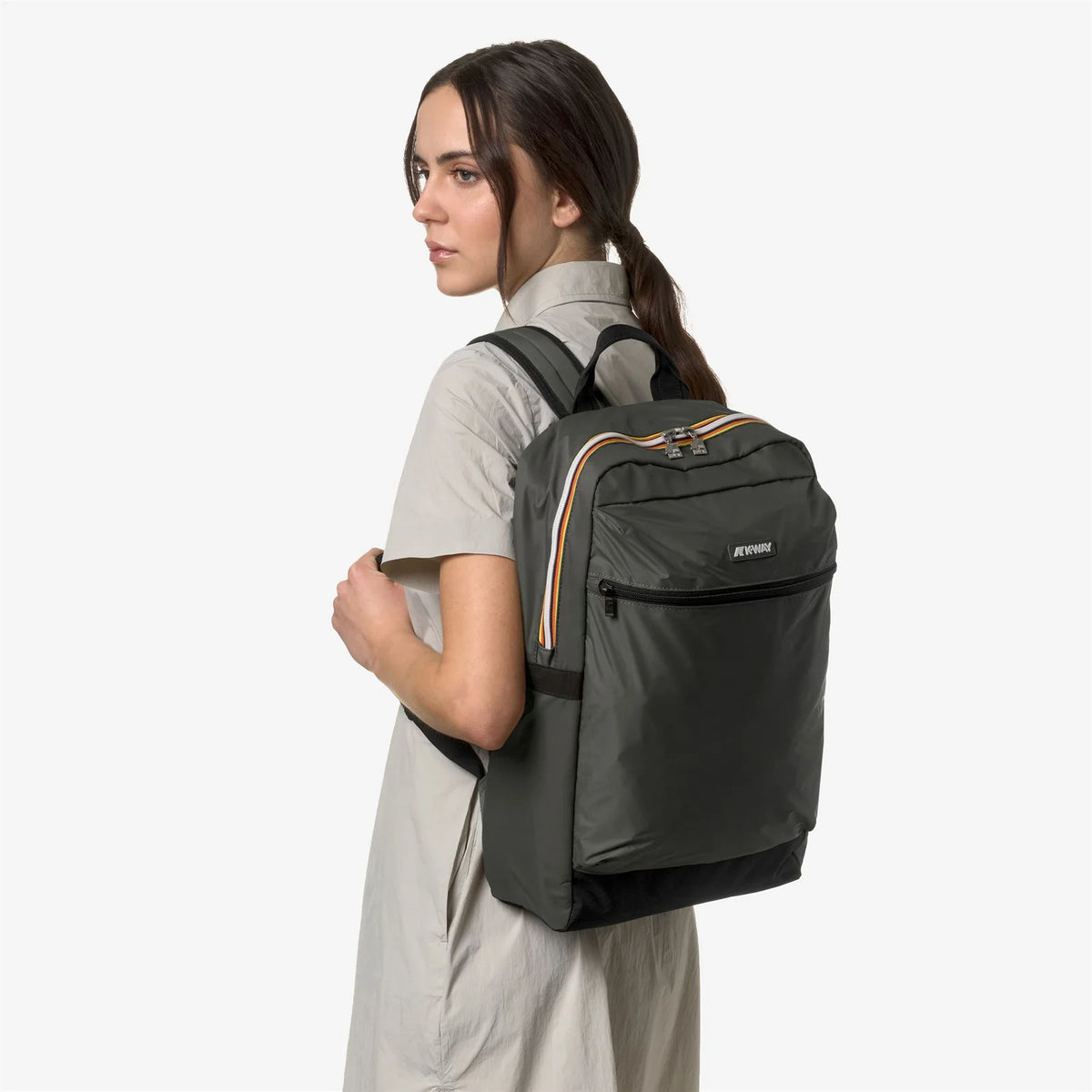 Zaino Kway Wme Green  da Uomo k2116rw loan