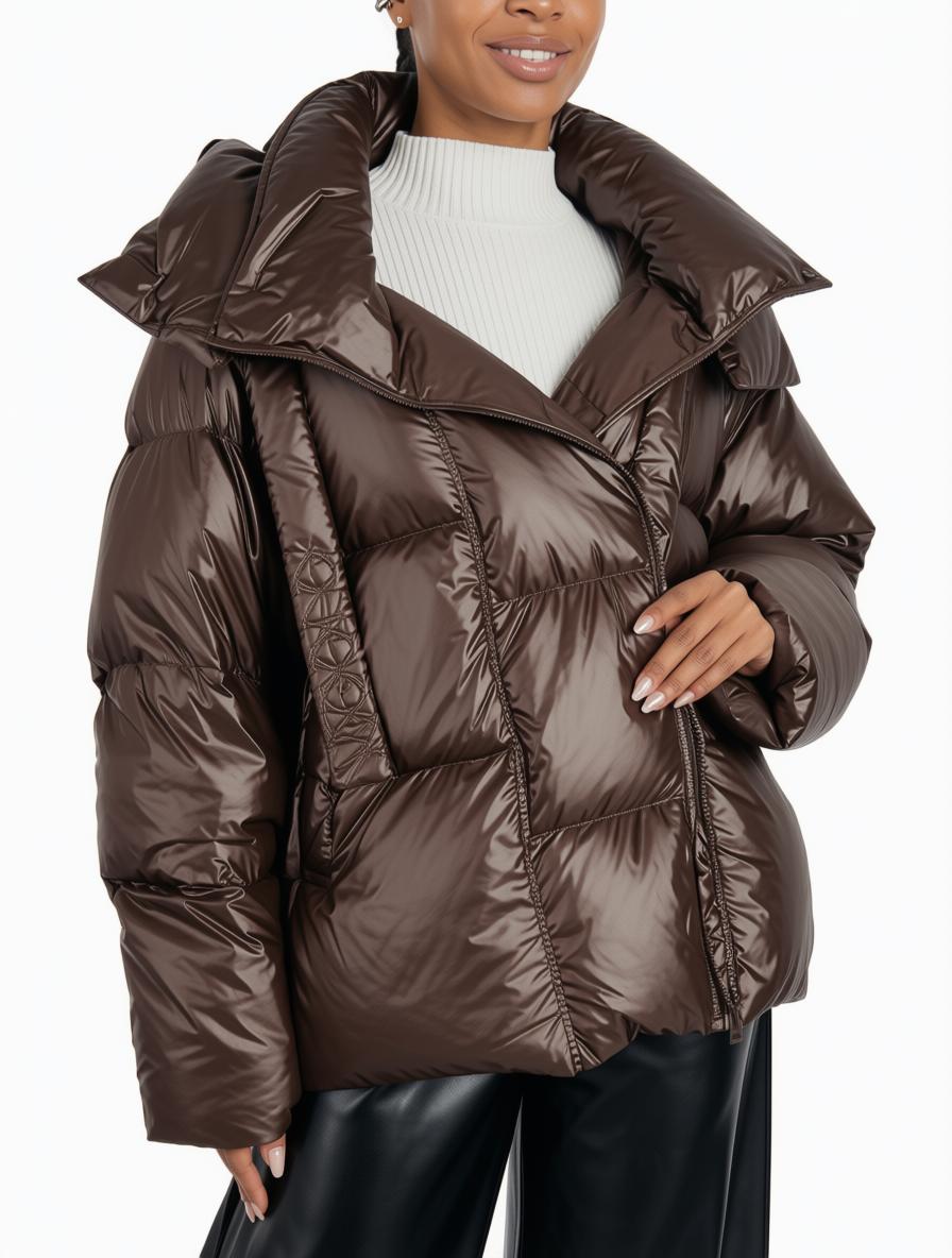 Piumino Vicolo Marrone da Donna tac0085