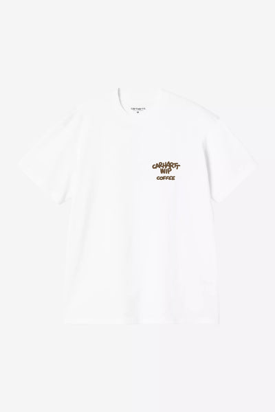 T-Shirt Carhartt Wip White da Uomo i037446 cpffee break