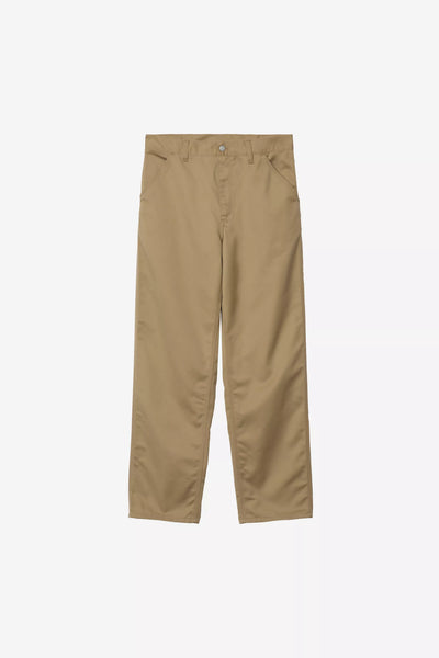 Pantalone Carhartt Wip Leather Rinsed L32 da Uomo i034907 simple