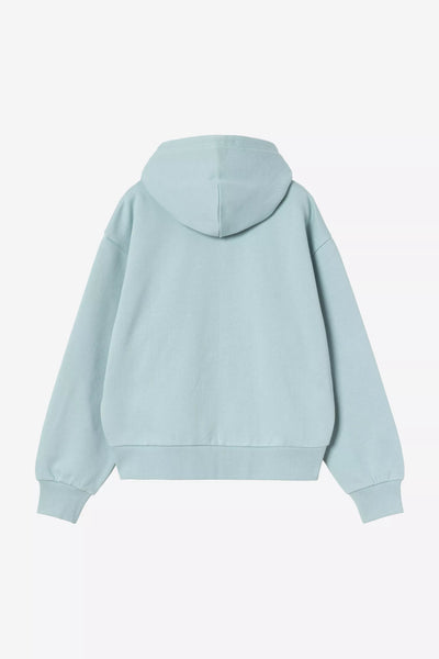 Felpa Carhartt Wip Tourmaline Silver da Donna i032642 hooded casey