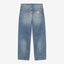 Pantalone Carhartt Wip Blue Destroy Wash Splatter da Uomo i034733 landon