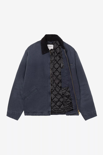 Giubbotto Carhartt Wip Dark Navy Black Stone da Uomo i035614 detroit