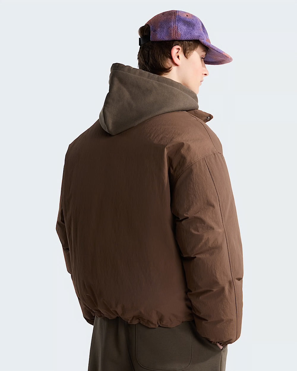 Giubbotto The North Face Smokey Brown da Uomo nf0a8egb 1ol tnf rb down