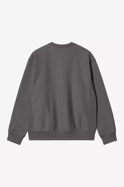 Felpa Carhartt Wip Graphite da Uomo i025475 american script
