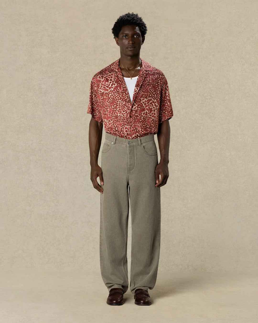 Jeans Drole De Monsieur khaki da Uomo lbp199co307 washed kaki