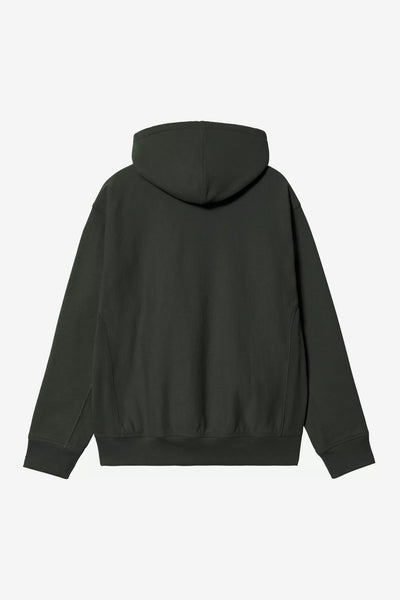 Felpa Carhartt Wip Raven da Uomo i028279 hooded american script