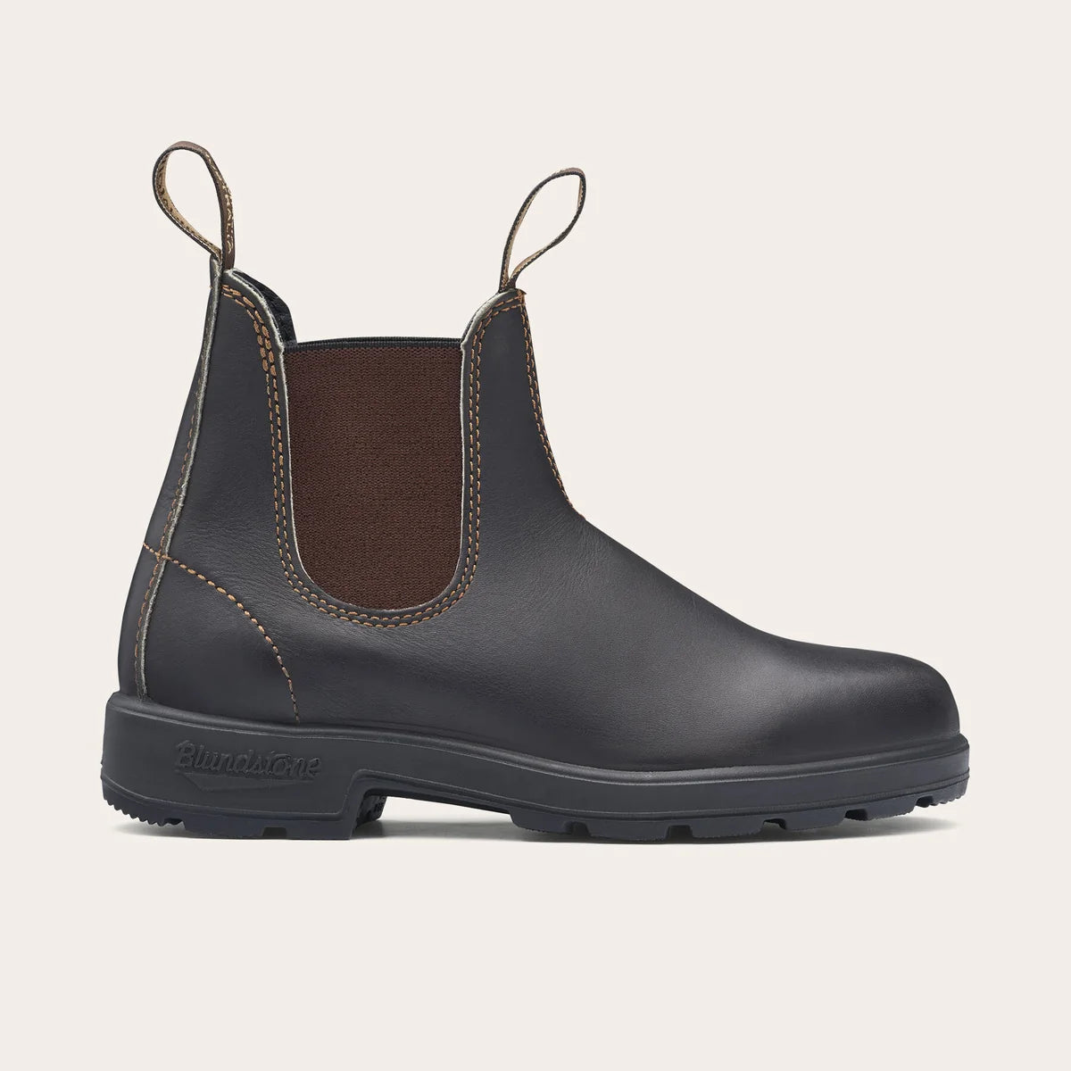 Scarpa Blundstone Stout Brown Leather da Uomo 500