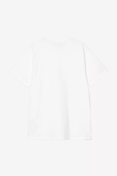 T-Shirt Carhartt Wip White Gold da Uomo i026391 chase