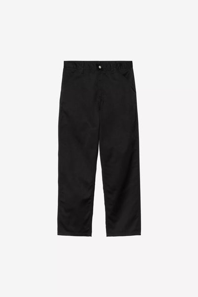 Pantalone Carhartt Wip Black Rinsed da Uomo i034907 simple