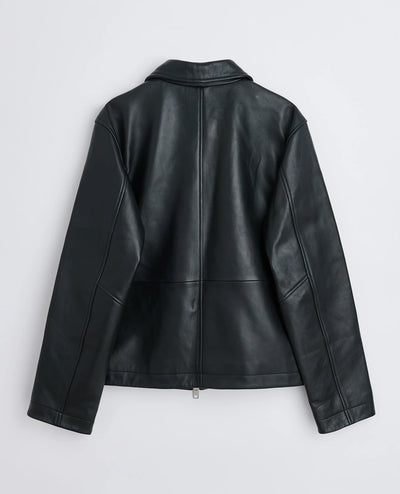 Giubbotto Sunflower Black da Uomo 6027 short leather