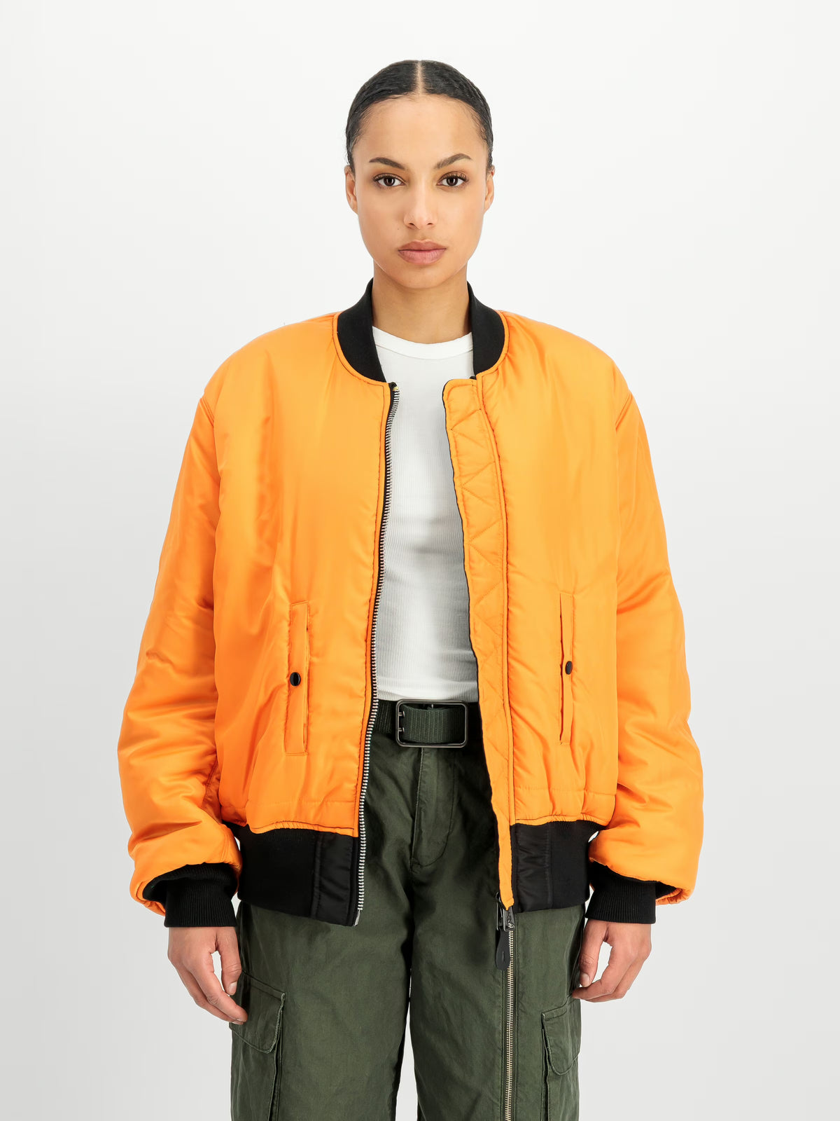 Giubbotto Alpha Industries Black da Uomo 100101 ma 1 heritage