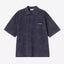 Polo Carhartt Wip Dark Navy Destroy Wash da Uomo i036856 painter