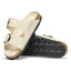 Scarpa Birkenstock Ecru da Donna 1026128 arizona gig buckle calz s