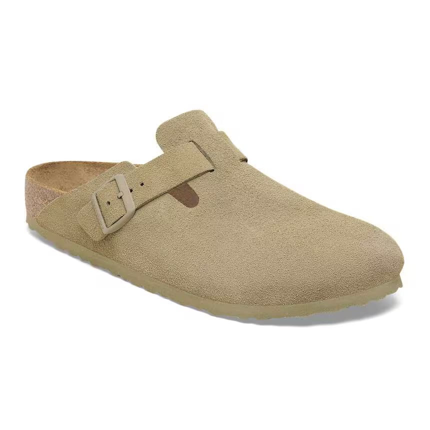 Scarpa Birkenstock Faded Khaki 1025844 boston suede calz s