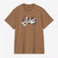 T-Shirt Carhartt Wip H Brown da Uomo i037253 boogie night