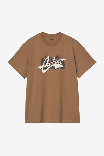 T-Shirt Carhartt Wip H Brown da Uomo i037253 boogie night