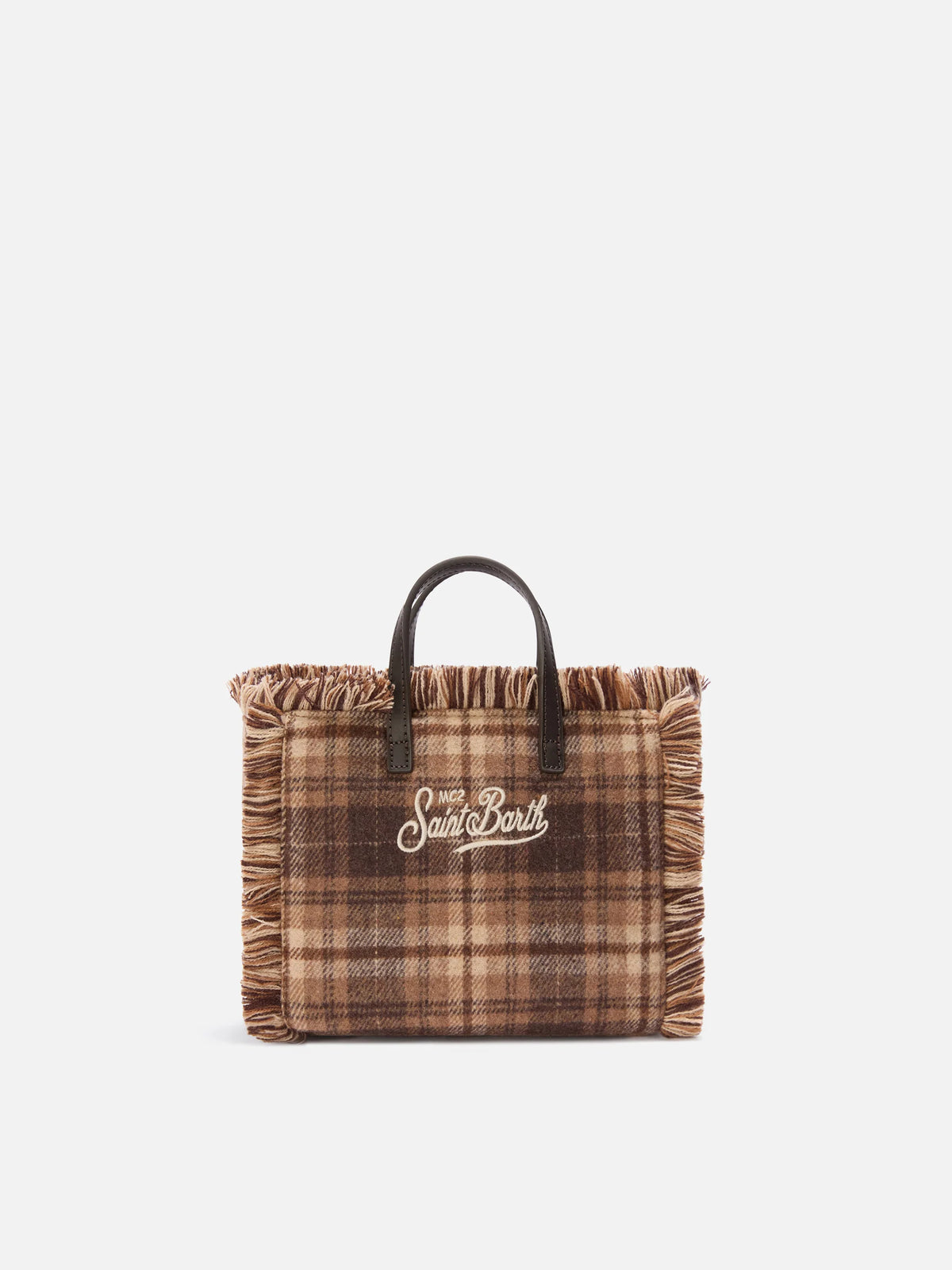 Borsa Mc2 Saint Barth Tartan 1812 da Donna vanity mini wool